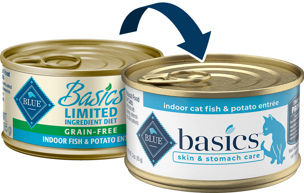 BLUE Buffalo Basics Grain-Free Indoor Fish And Potato Entrée - Adult Cat